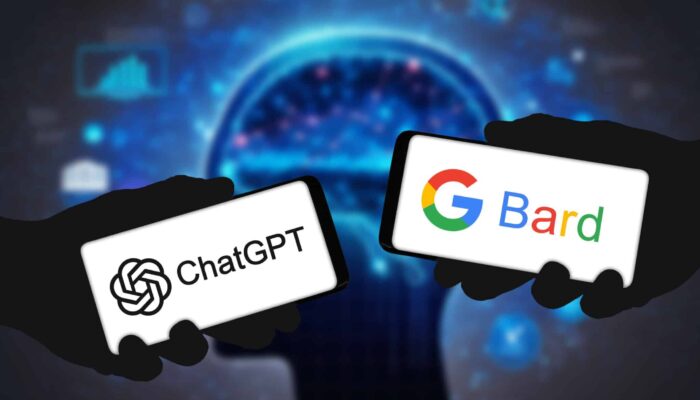 ChatGPT and Google Bard AI Chatbot technology